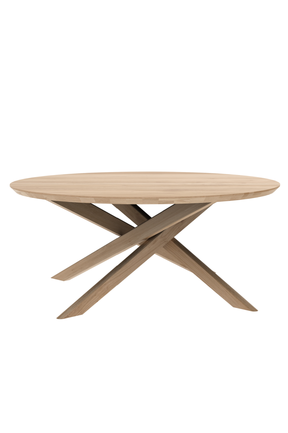 Oak Cross Leg Coffee Table | Ethnicraft Mikado | OROA TRADE