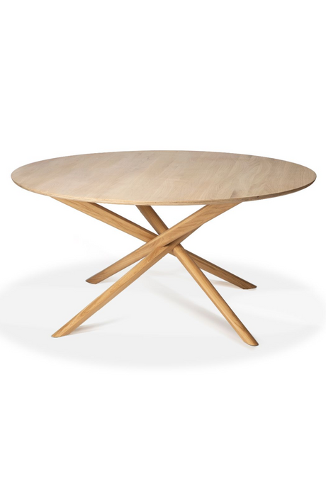 Round Dining Table | Ethnicraft Mikado | OROA