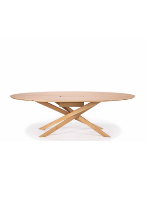 Oak Oval Meeting Table | Ethnicraft Mikado | OROA.COM