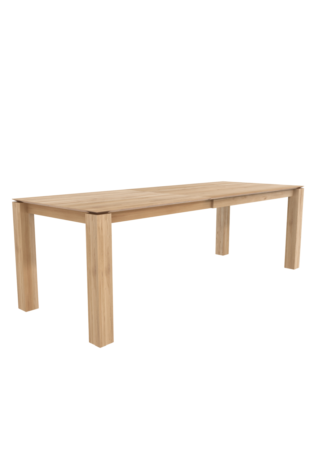 Oiled Oak Extendable Dining Table | Ethnicraft Slice | OROA.com