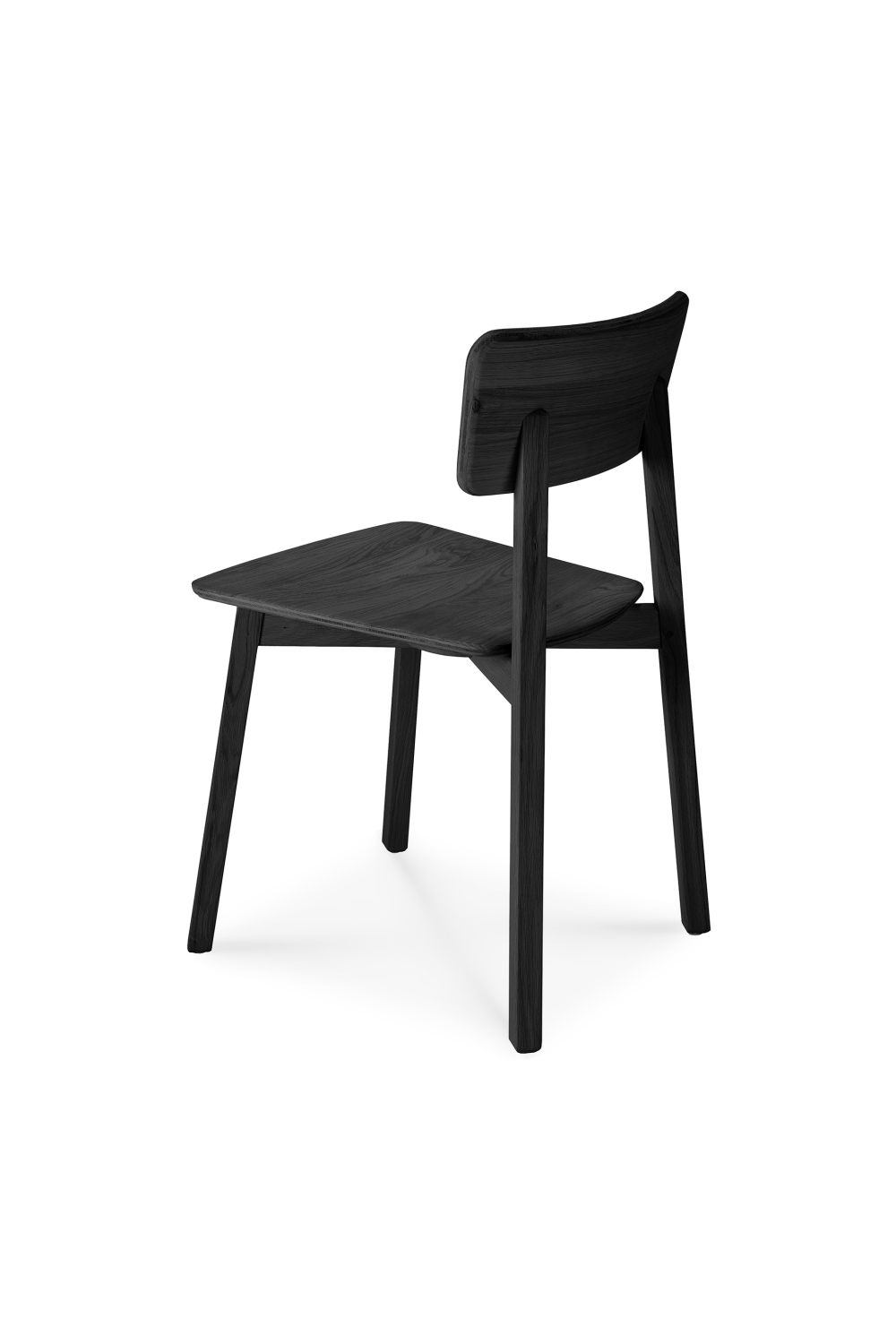 Varnished Oak Minimalist Dining Chair | Ethnicraft Casale | Oroa.com