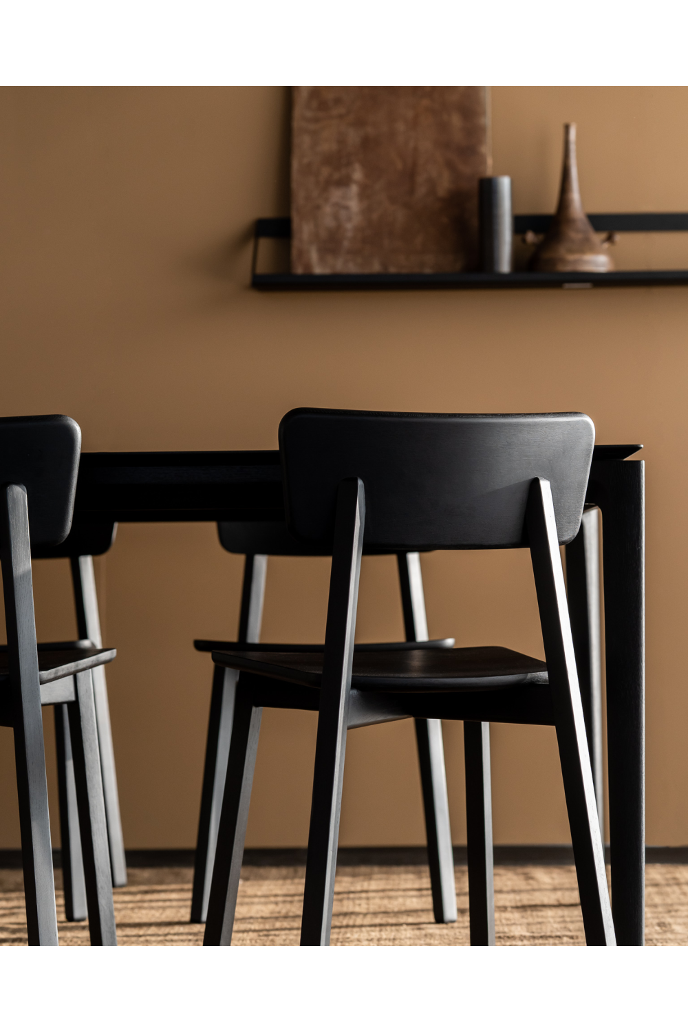 Varnished Oak Minimalist Dining Chair | Ethnicraft Casale | Oroa.com