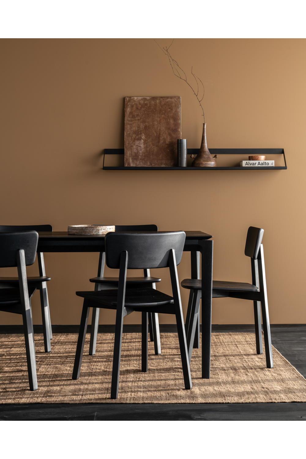 Varnished Oak Minimalist Dining Chair | Ethnicraft Casale | Oroa.com