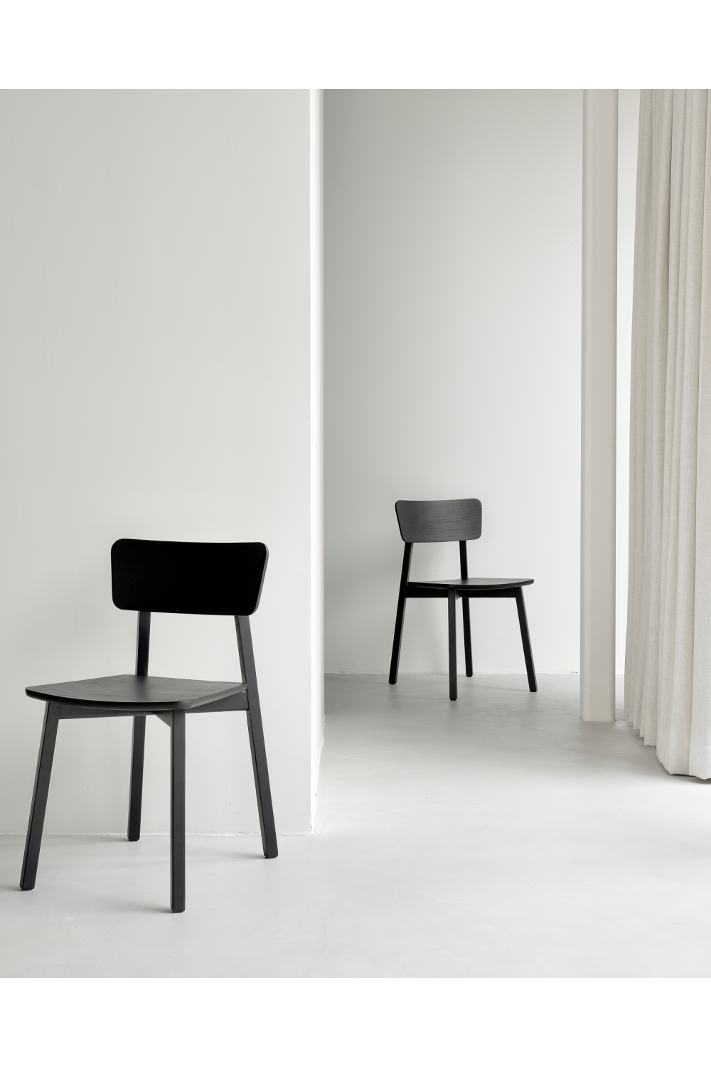 Oak Minimalist Dining Chair | Ethnicraft Casale | Oroa.com