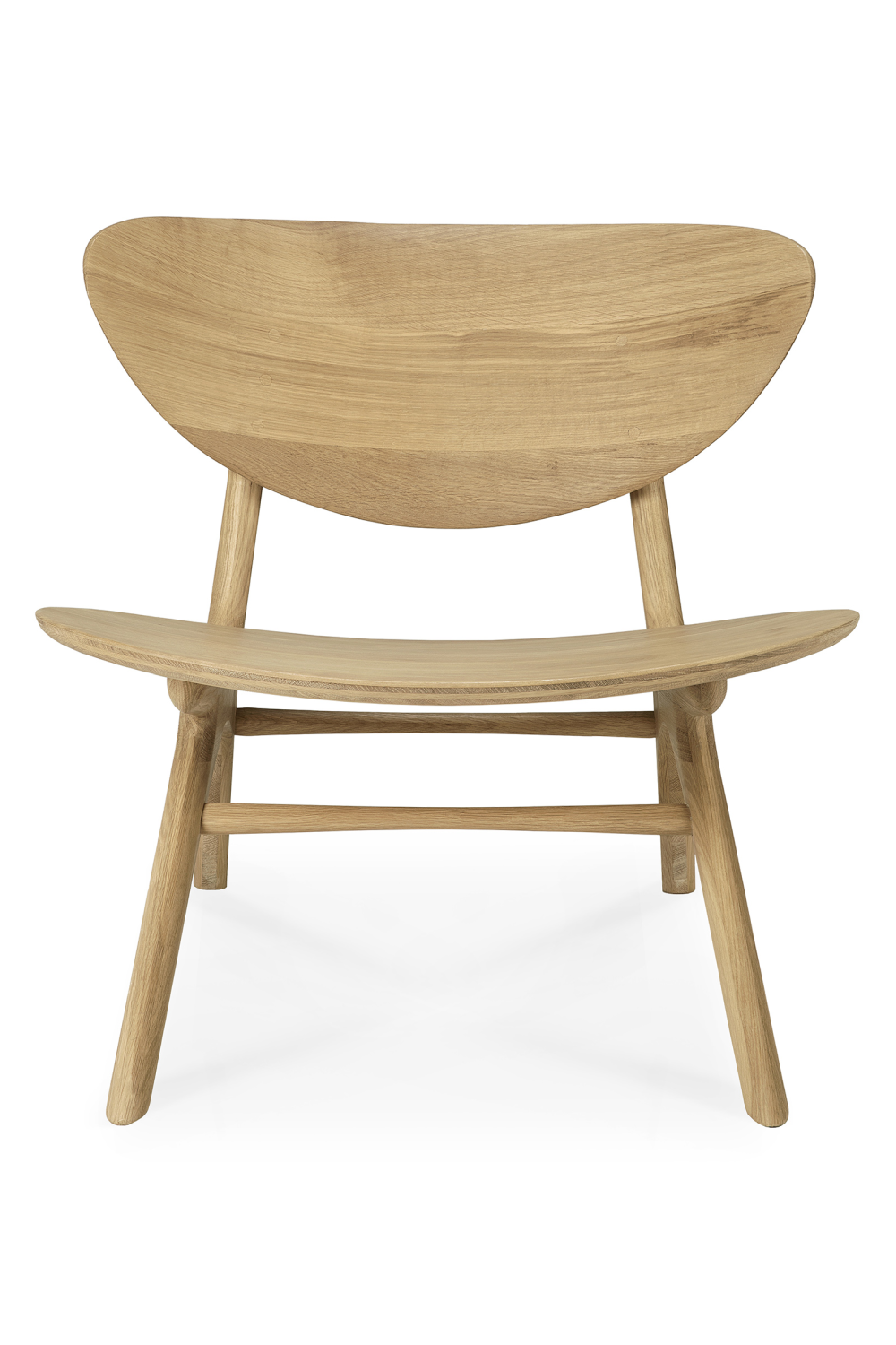 Oak Curved Lounge Chair | Ethnicraft Eye | Oroa.com