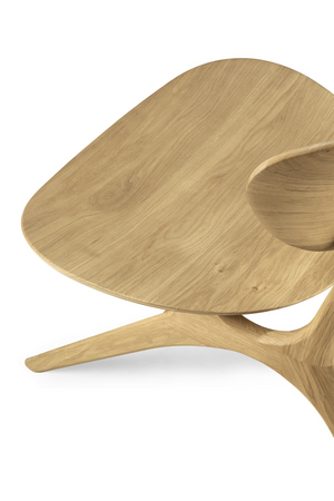 Oak Curved Lounge Chair | Ethnicraft Eye | Oroa.com