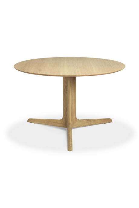Round Oak Dining Table | Ethnicraft Corto | Oroa.com