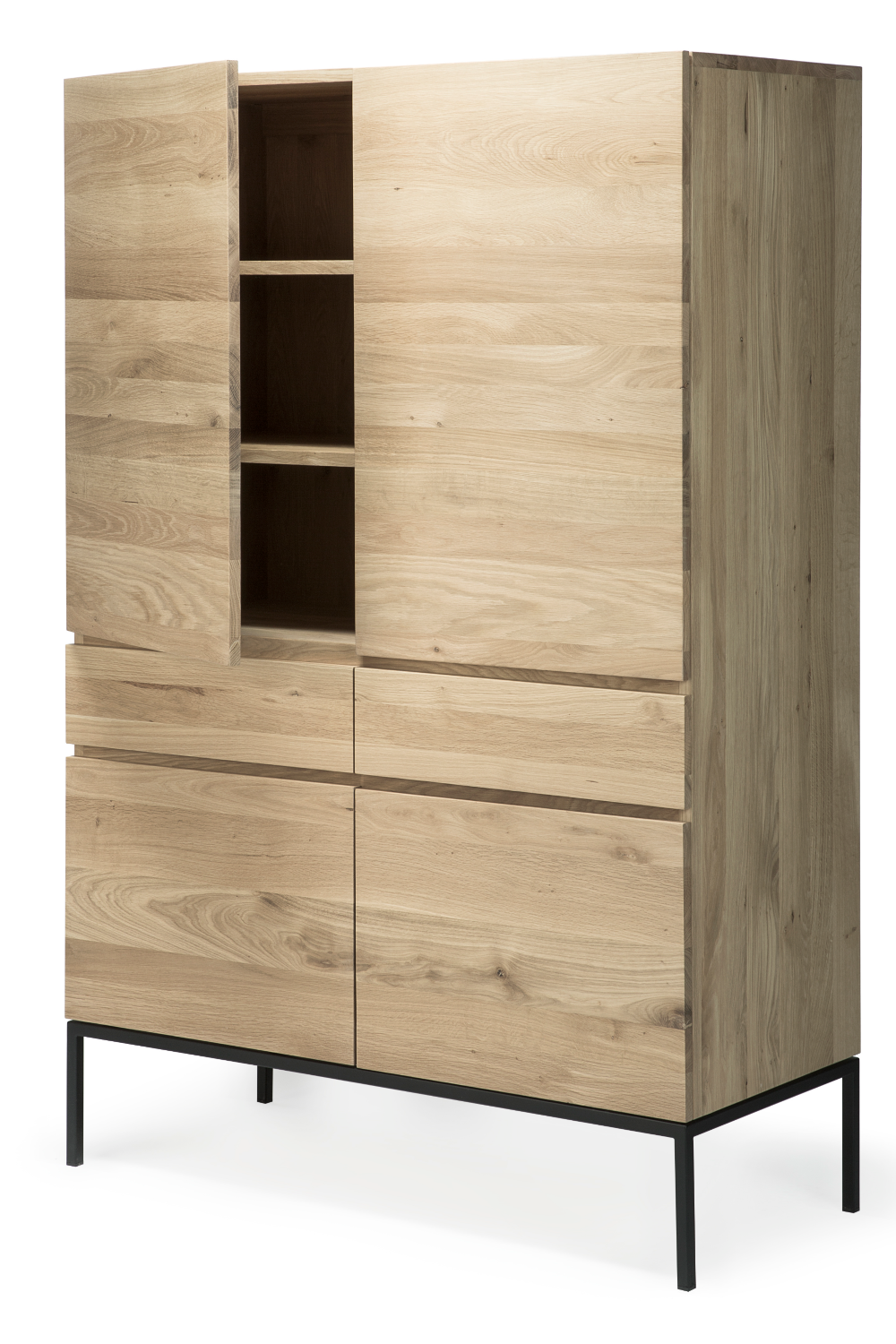 Oiled Oak Storage Cabinet | Ethnicraft Ligna | Oroa.com