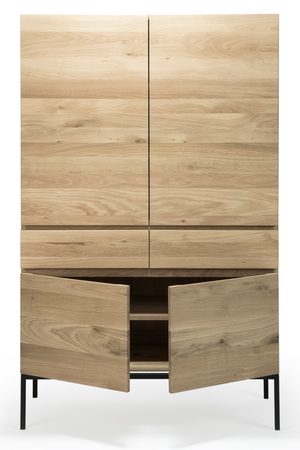 Oiled Oak Storage Cabinet | Ethnicraft Ligna | Oroa.com