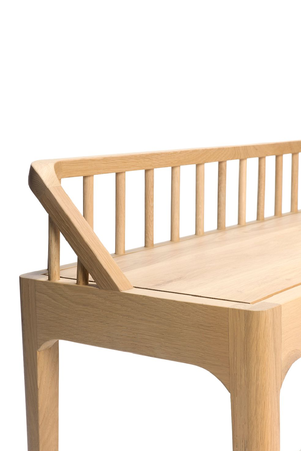 Modern Nordic Oak Bench | Ethnicraft Spindle | Oroa.com