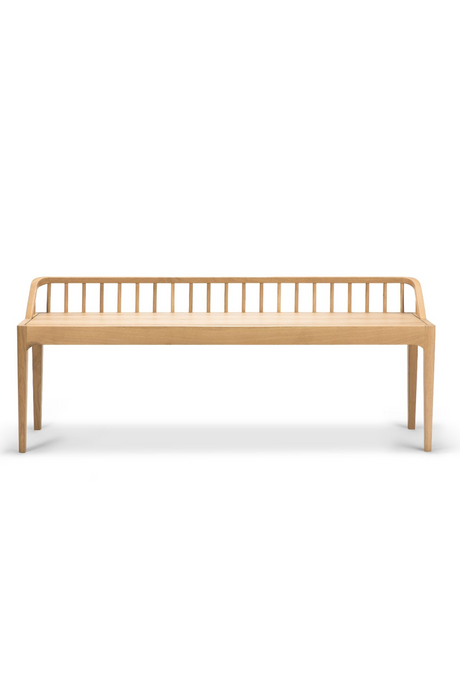 Modern Nordic Oak Bench | Ethnicraft Spindle | Oroa.com