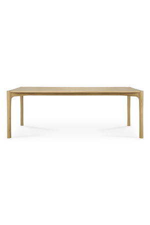 Natural Oak Modern Dining Table | Ethnicraft PI | Oroa.com