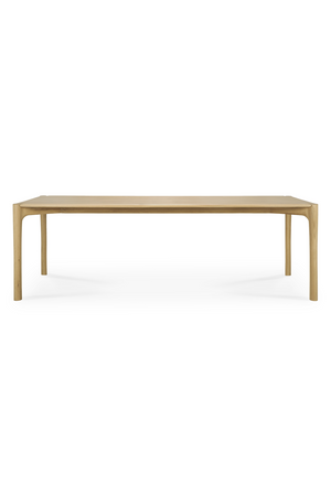Natural Oak Modern Dining Table | Ethnicraft PI | Oroa.com