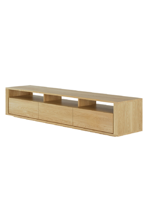 Solid Oak Japandi Media Unit | Ethnicraft Shadow | OROA