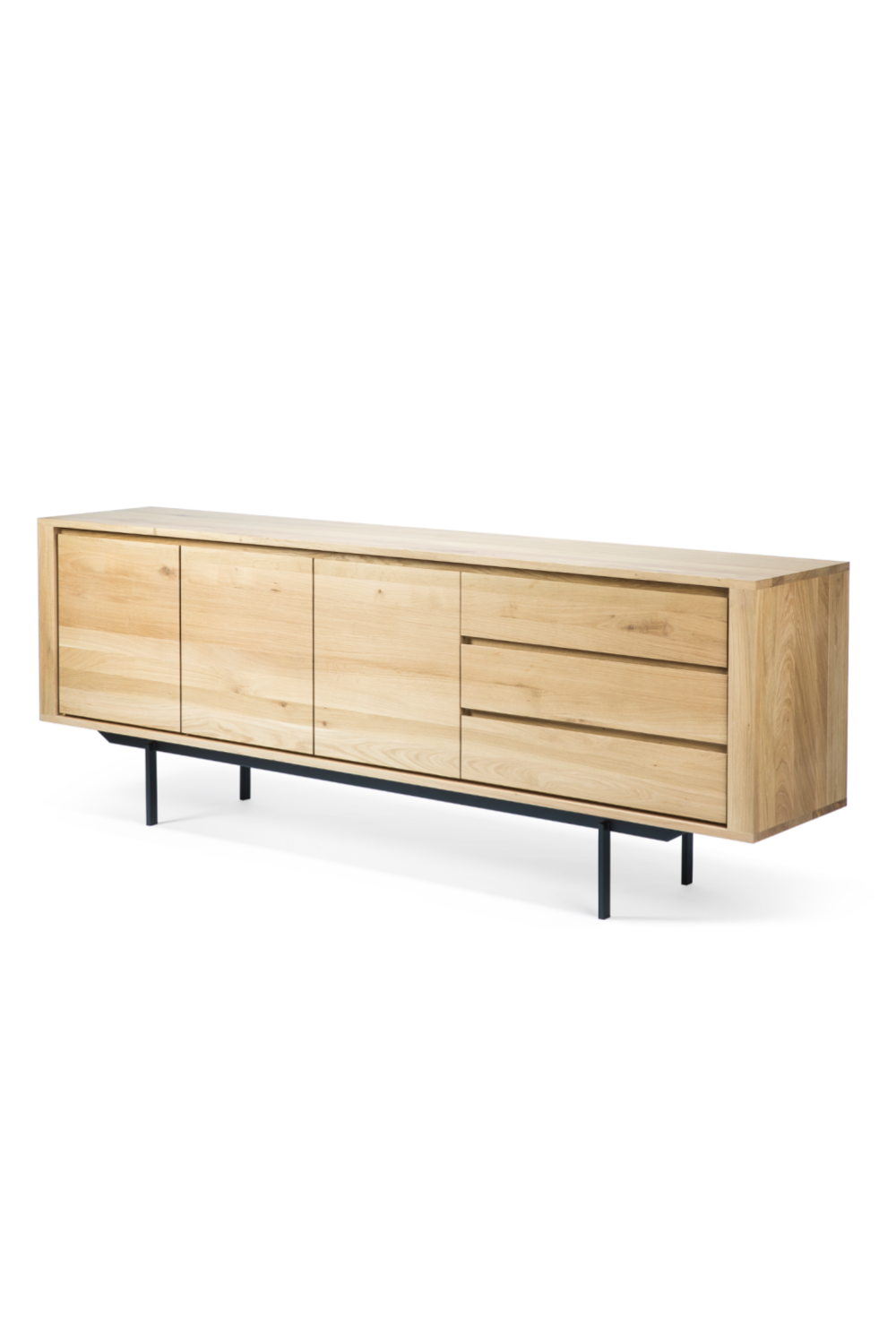 Oak Wood Sideboard with Legs | Ethnicraft Shadow | OROA TRADE