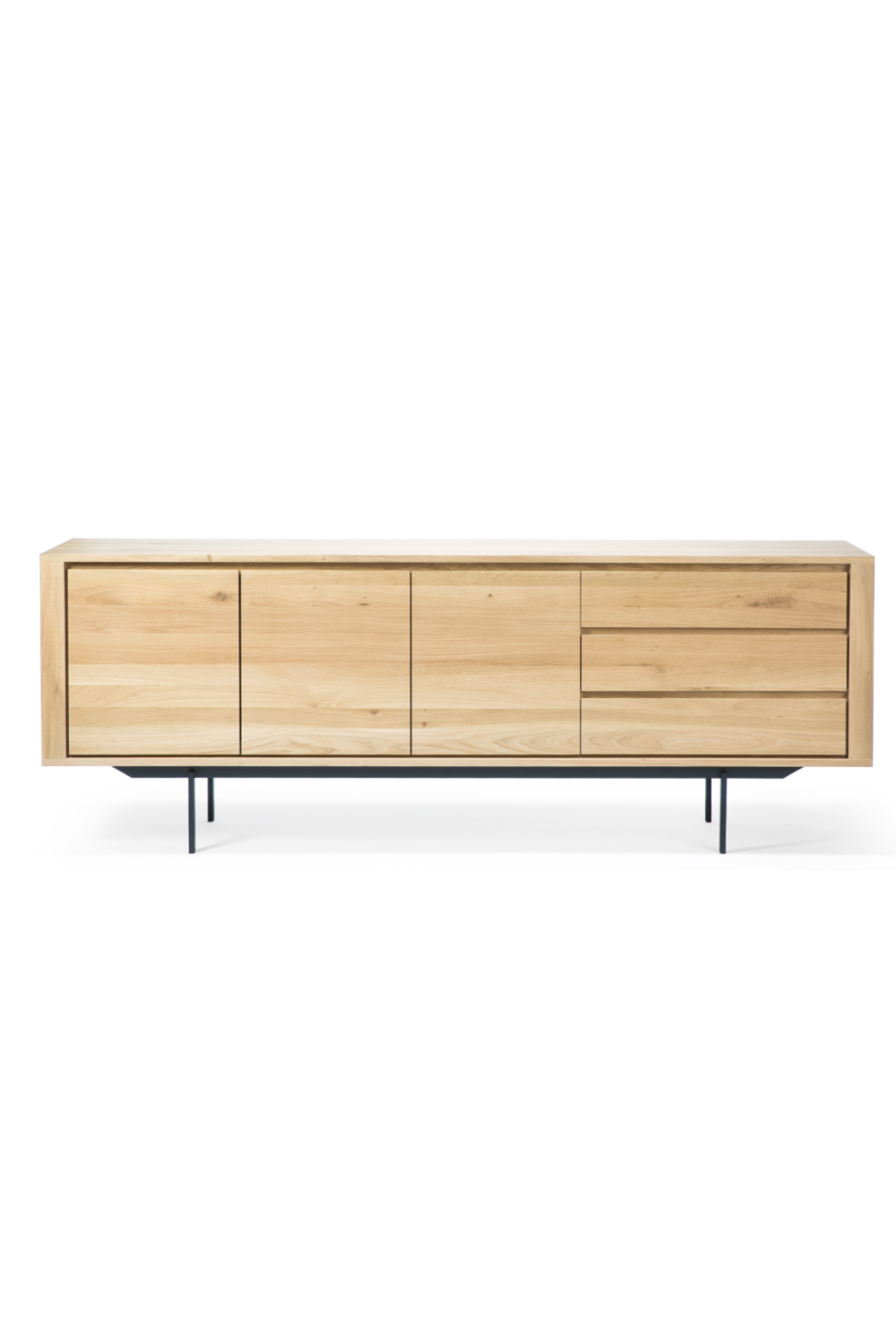 Oak Wood Sideboard with Legs | Ethnicraft Shadow | OROA TRADE