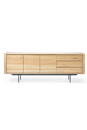 Oak Wood Sideboard with Legs | Ethnicraft Shadow | OROA TRADE