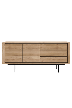 Oak Wood Sideboard with Legs | Ethnicraft Shadow | OROA TRADE