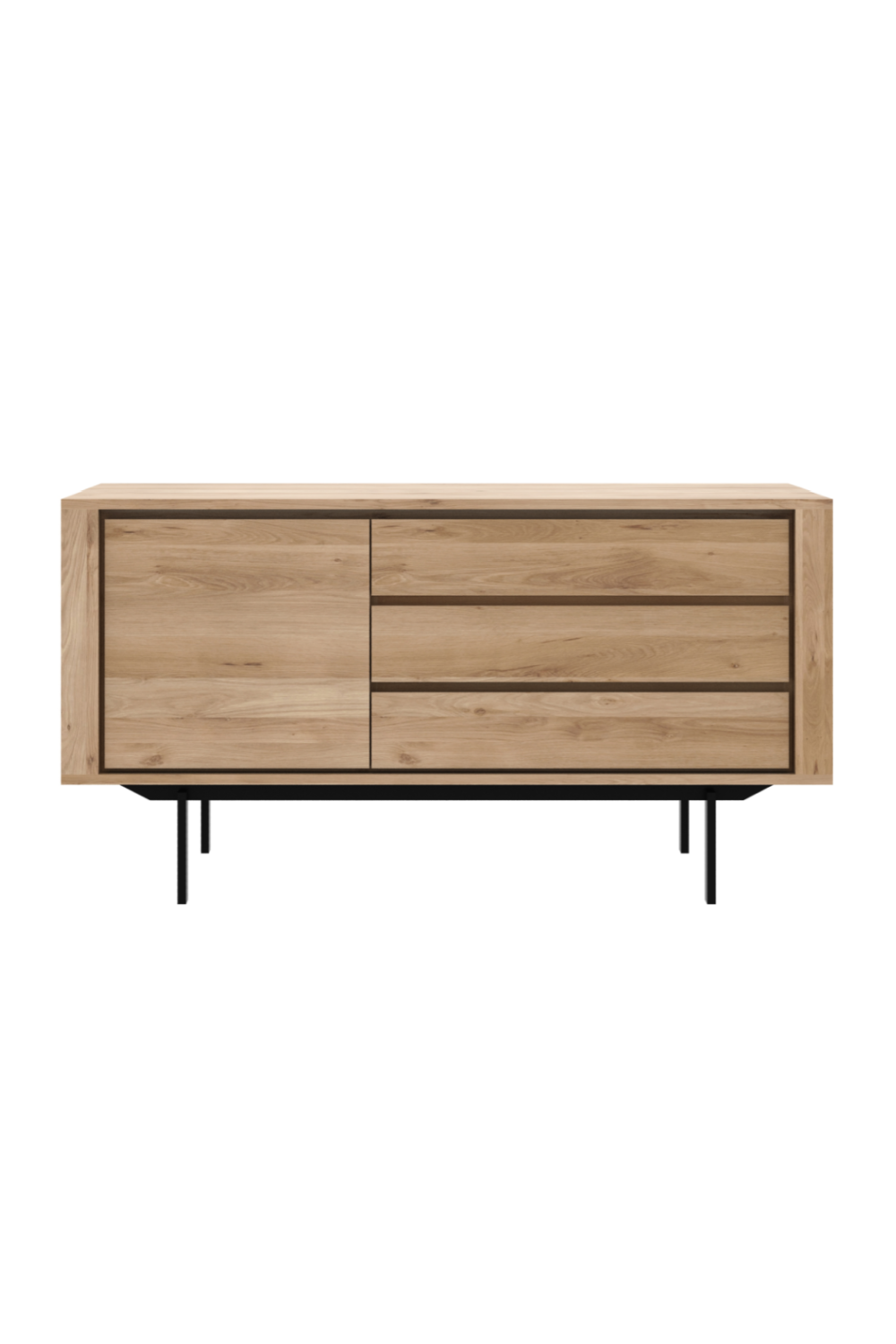 Oak Wood Sideboard with Legs | Ethnicraft Shadow | OROA TRADE