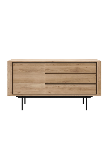 Oak Wood Sideboard with Legs | Ethnicraft Shadow | OROA TRADE
