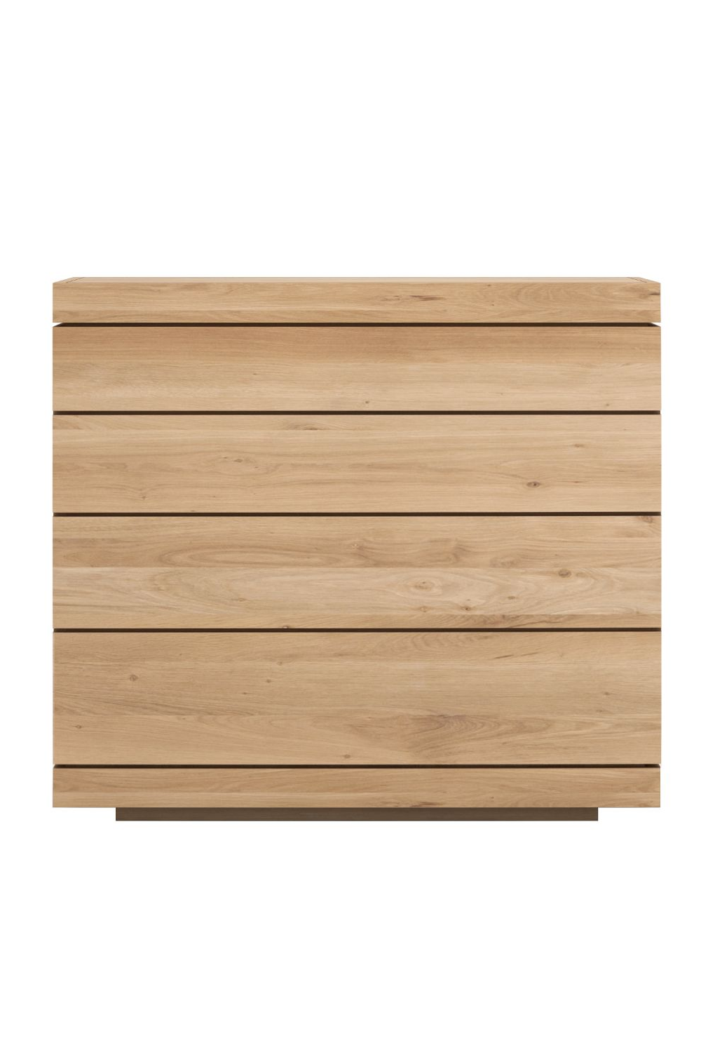 4-Drawer Oiled Oak Dresser | Ethnicraft Burger | OROA.com