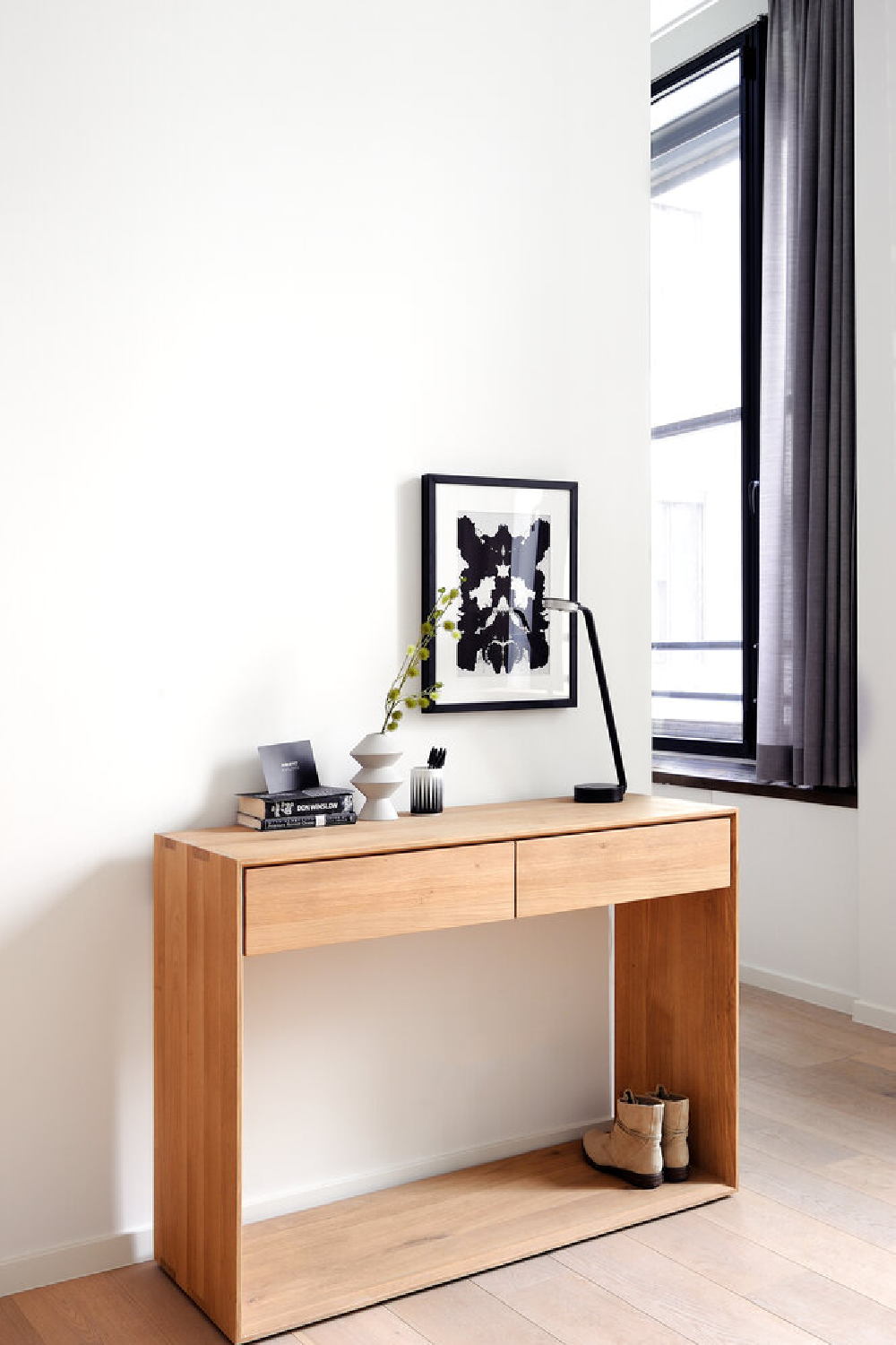 Oak 2-Drawer Console Table | Ethnicraft Nordic | Oroa.com