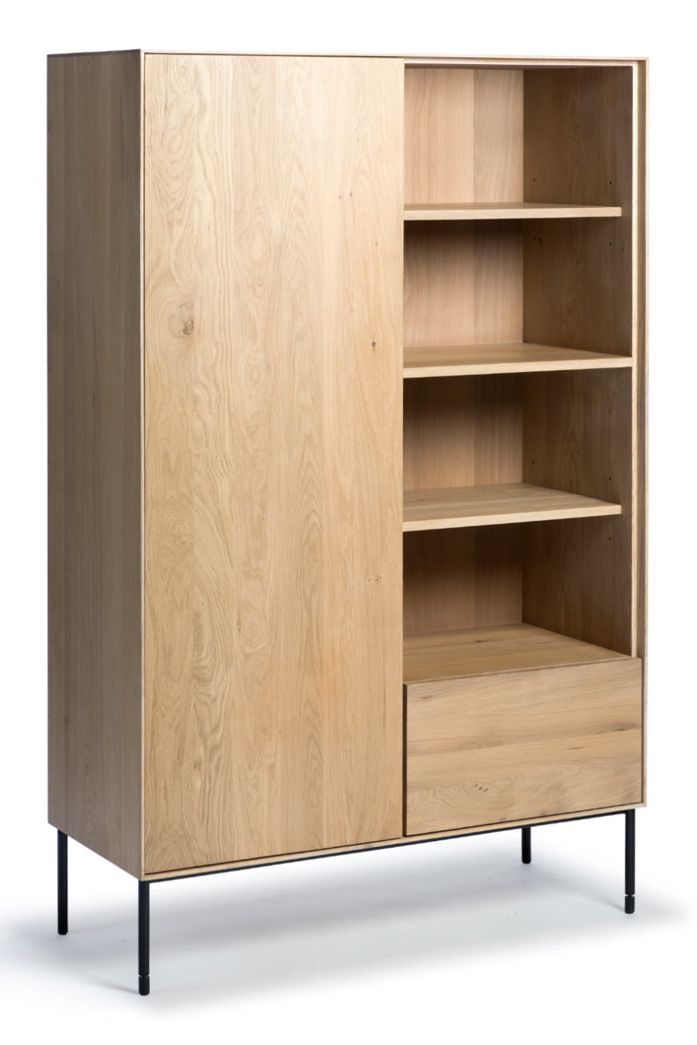 1-Door Oak Wood Cabinet | Ethnicraft Whitebird | OROA