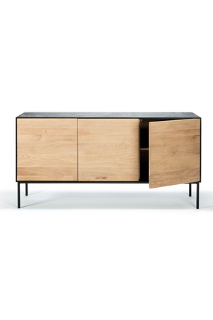 Varnished Oak Sideboard | Ethnicraft Blackbird | Oroa.com