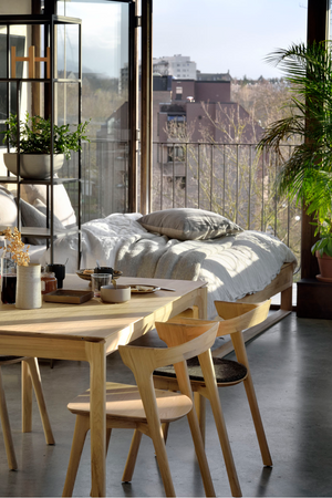 Oak Minimalist Dining Table | Ethnicraft Bok | Oroatrade.com