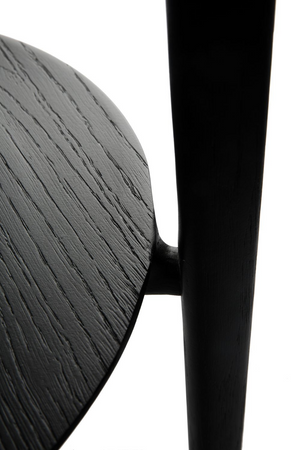 Circular Tiered Black Oak Side Table | Ethnicraft Bok | Oroa.com
