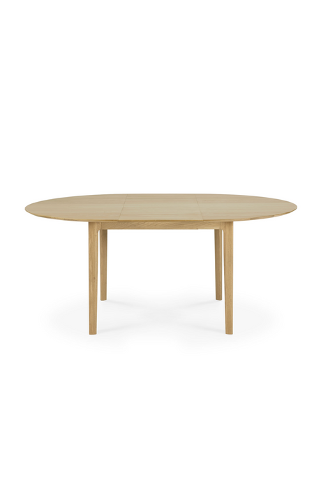 Oak Extendable Round Dining Table | Ethnicraft Bok | Oroa.com
