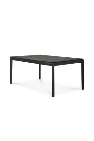Extendable Black Oak Dining Table | Ethnicraft Bok | Oroa.com