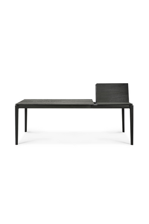 Extendable Black Oak Dining Table | Ethnicraft Bok | Oroa.com