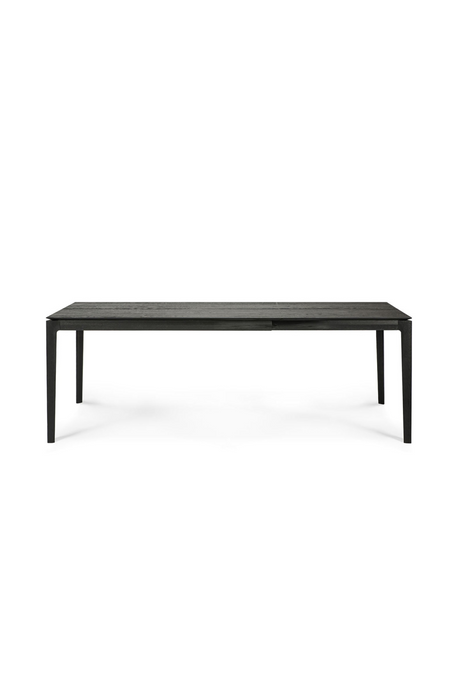 Extendable Black Oak Dining Table | Ethnicraft Bok | Oroa.com
