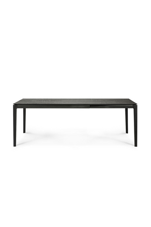 Extendable Black Oak Dining Table | Ethnicraft Bok | Oroa.com