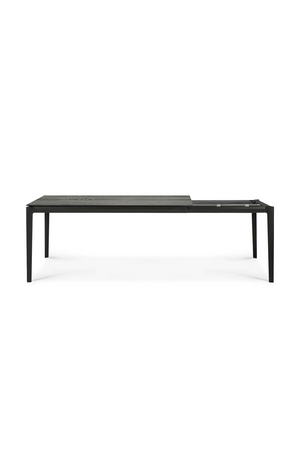 Extendable Black Oak Dining Table | Ethnicraft Bok | Oroa.com