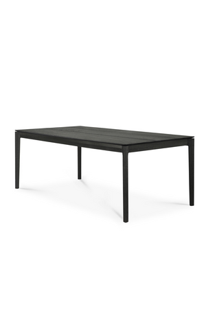 Extendable Black Oak Dining Table | Ethnicraft Bok | Oroa.com