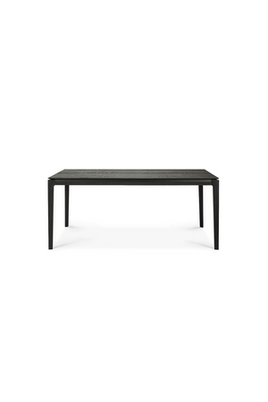 Extendable Black Oak Dining Table | Ethnicraft Bok | Oroa.com