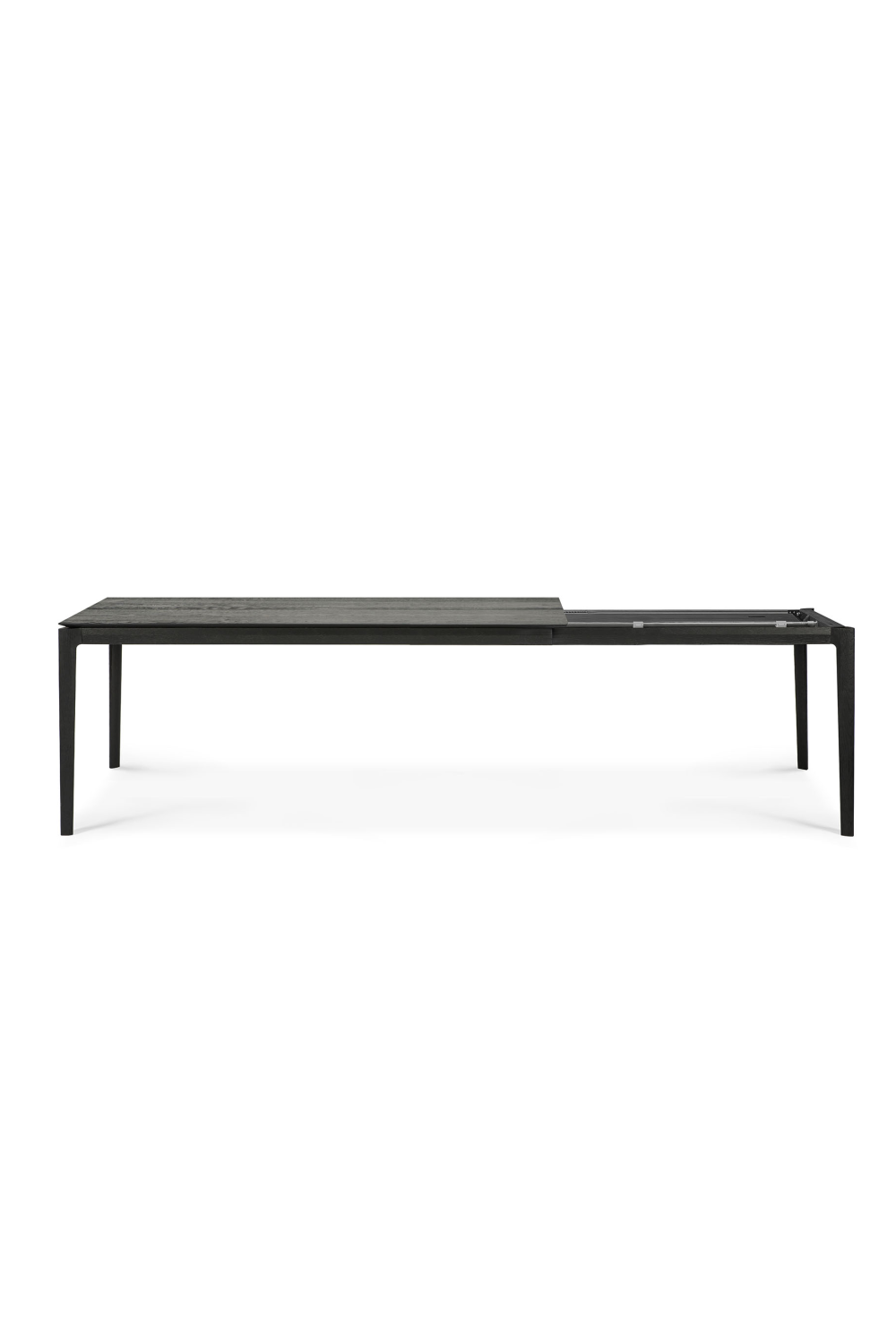 Extendable Black Oak Dining Table | Ethnicraft Bok | Oroa.com