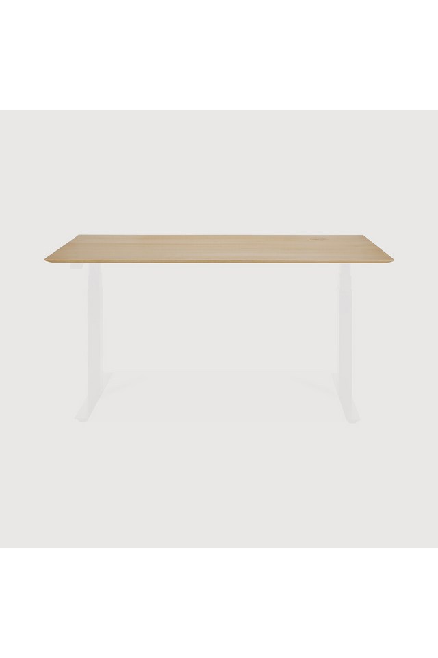 Oak Adjustable Desk M | Ethnicraft Bok | Oroa.com