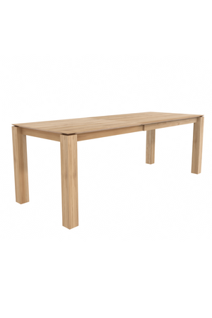 Oiled Oak Extendable Dining Table | Ethnicraft Slice | OROA.com
