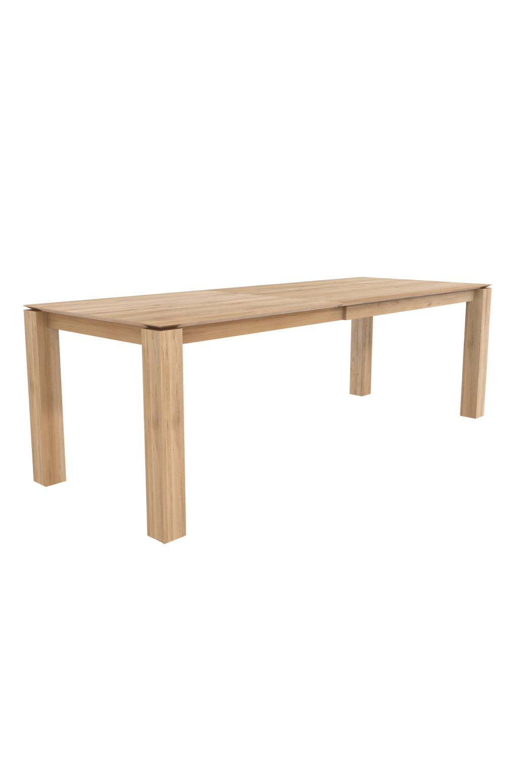 Oiled Oak Extendable Dining Table | Ethnicraft Slice | OROA.com