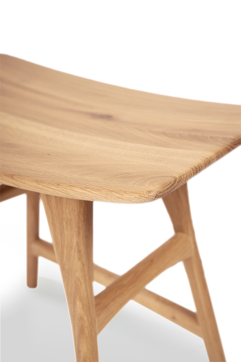 Oak Dining Stool | Ethnicraft Osso | Oroa.com