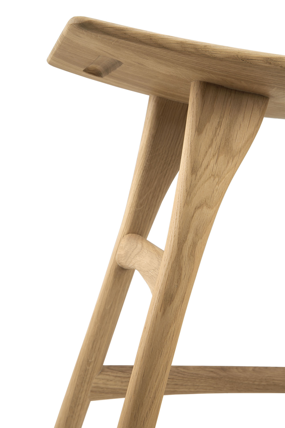 Oak Dining Stool | Ethnicraft Osso | Oroa.com