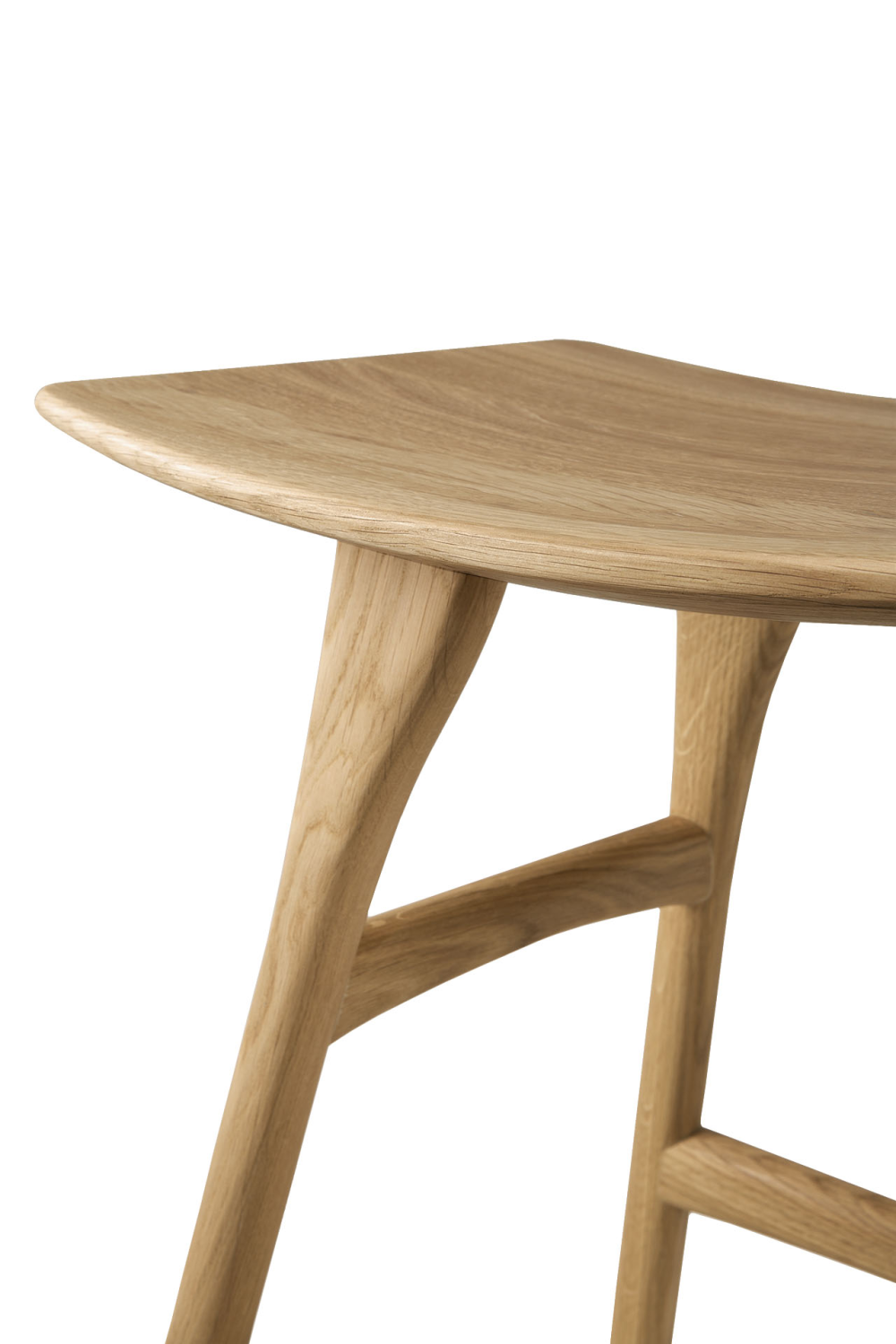 Oak Dining Stool | Ethnicraft Osso | Oroa.com