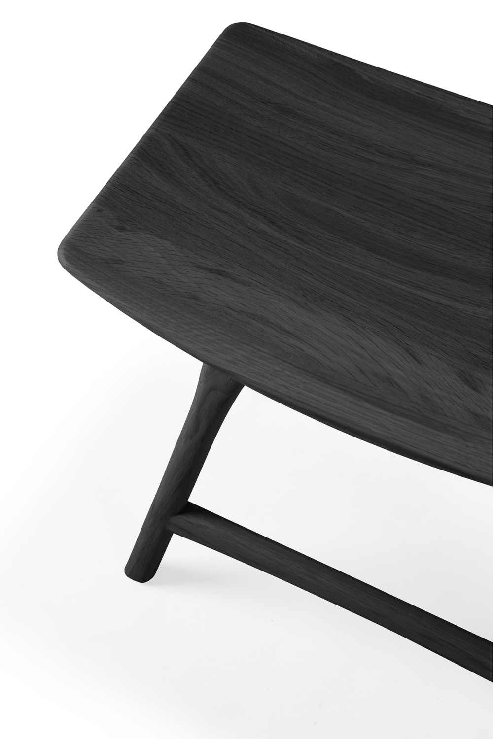 Black Oak Accent Stool | Ethnicraft Osso | Oroa.com