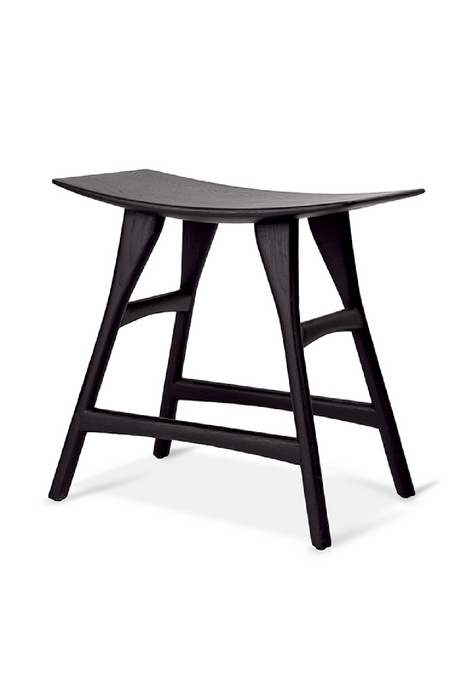 Black Oak Accent Stool | Ethnicraft Osso | Oroa.com