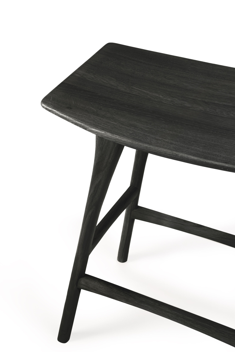 Classic Black Oak Counter Stool | Ethnicraft Osso | Oroa.com