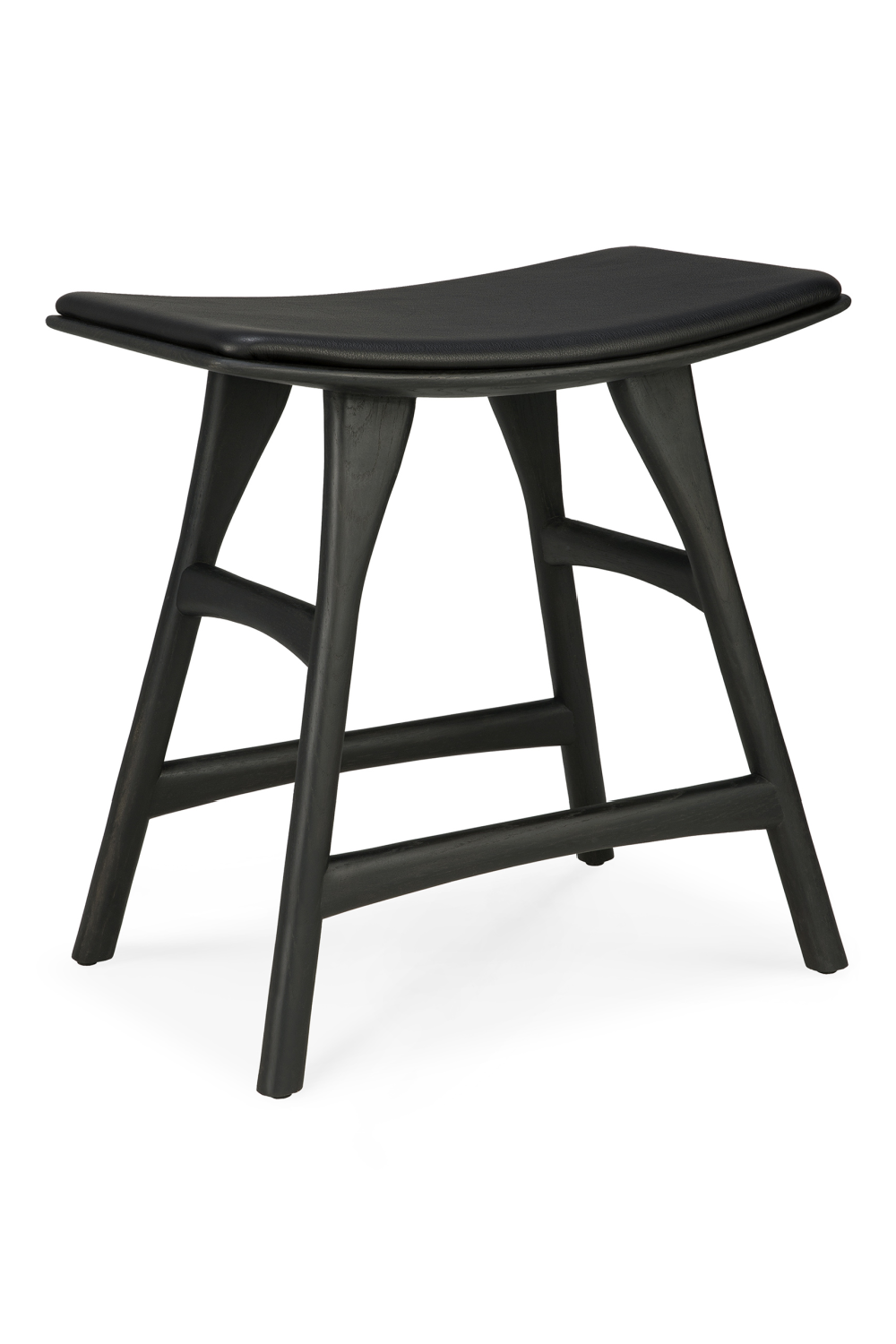 Black Oak Accent Stool | Ethnicraft Osso | Oroa.com