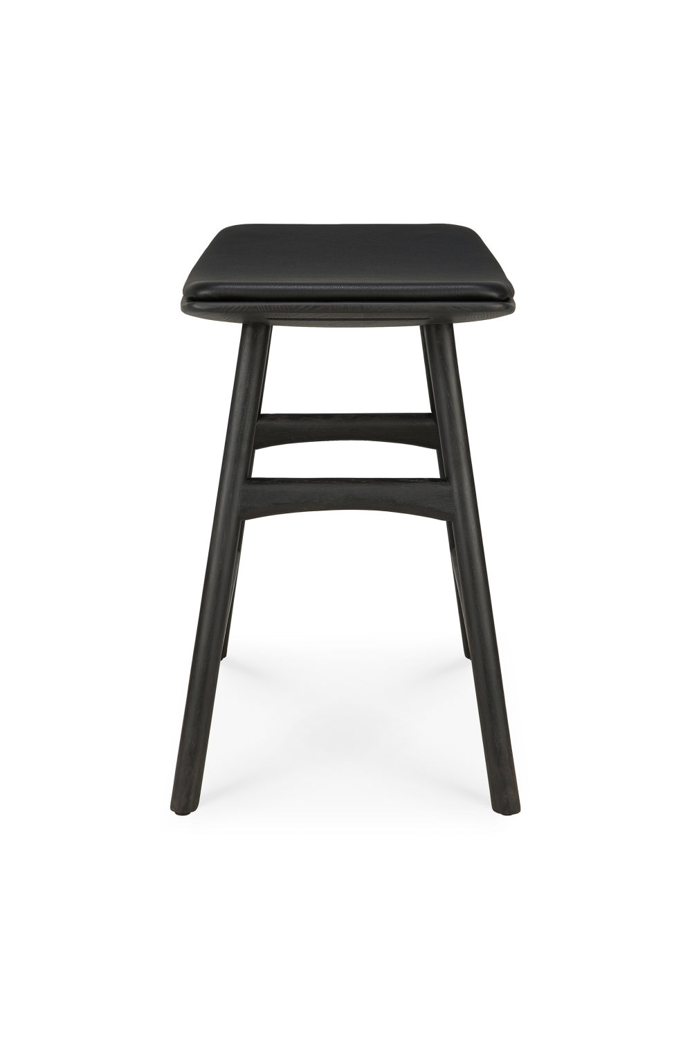 Black Oak Accent Stool | Ethnicraft Osso | Oroa.com